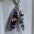 The NFL football bag charm