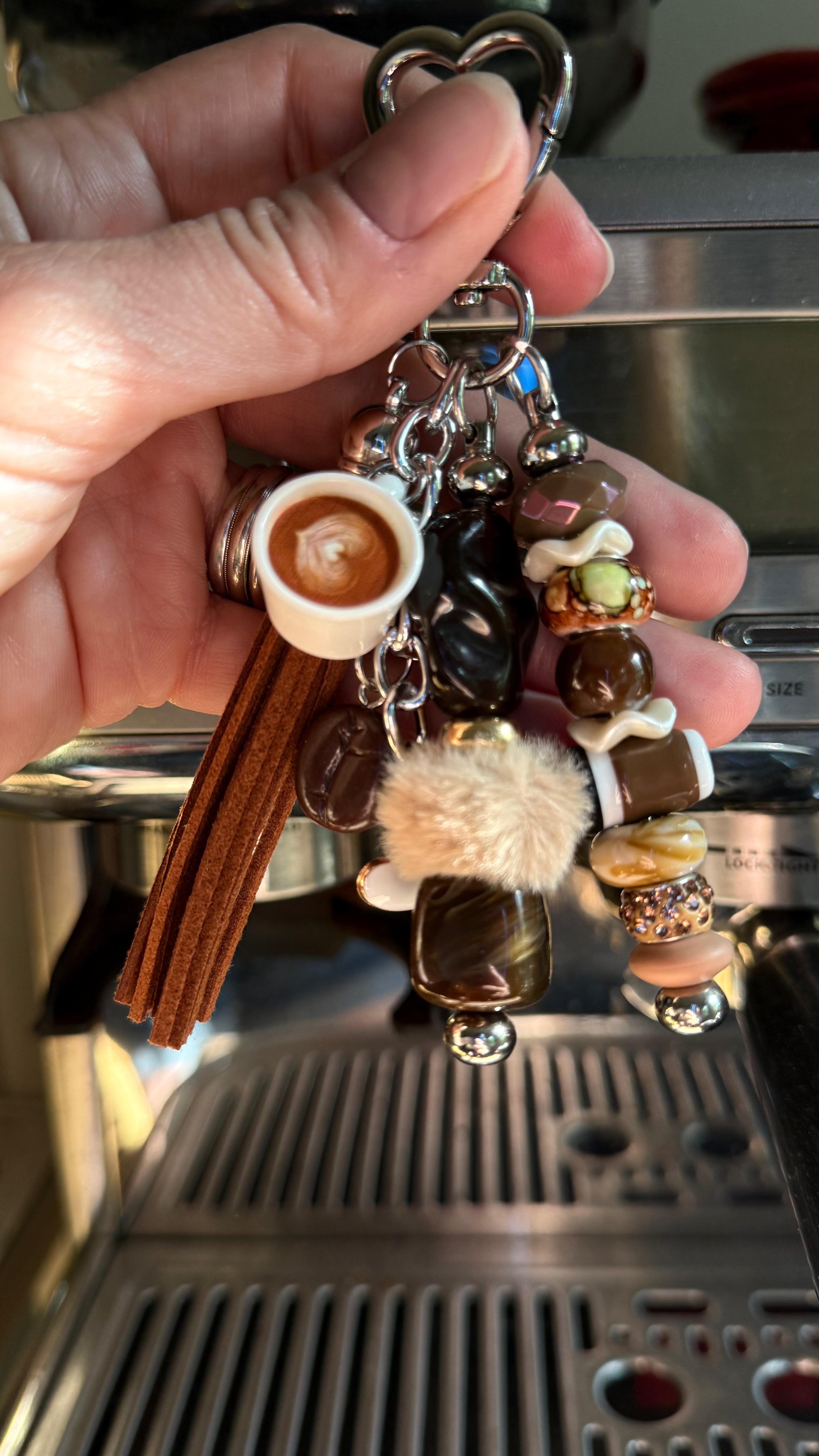 The Coffee Lover Bag Charm