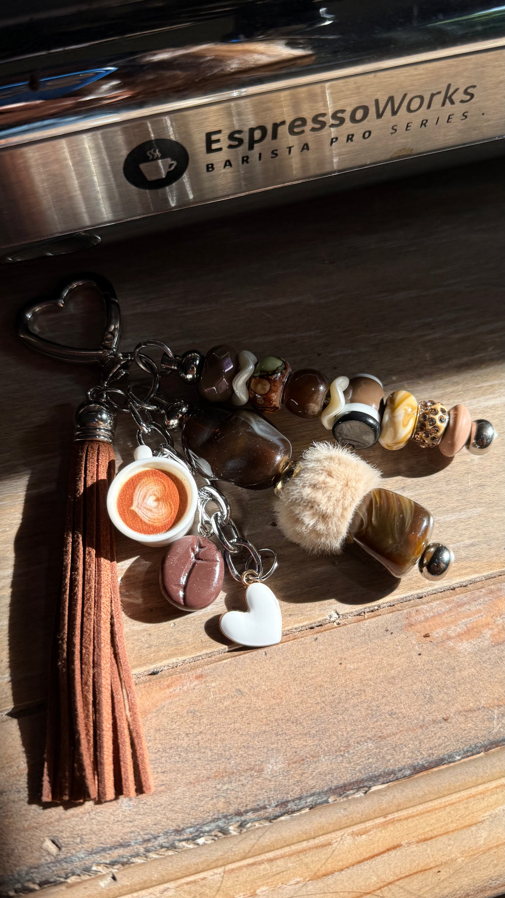 The Coffee Lover Bag Charm