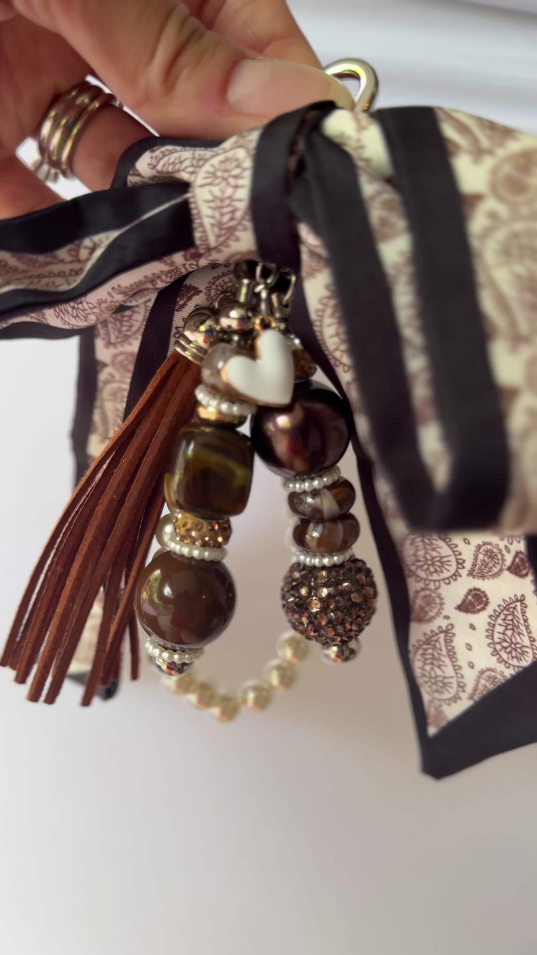 Talk bougie to me bag charm