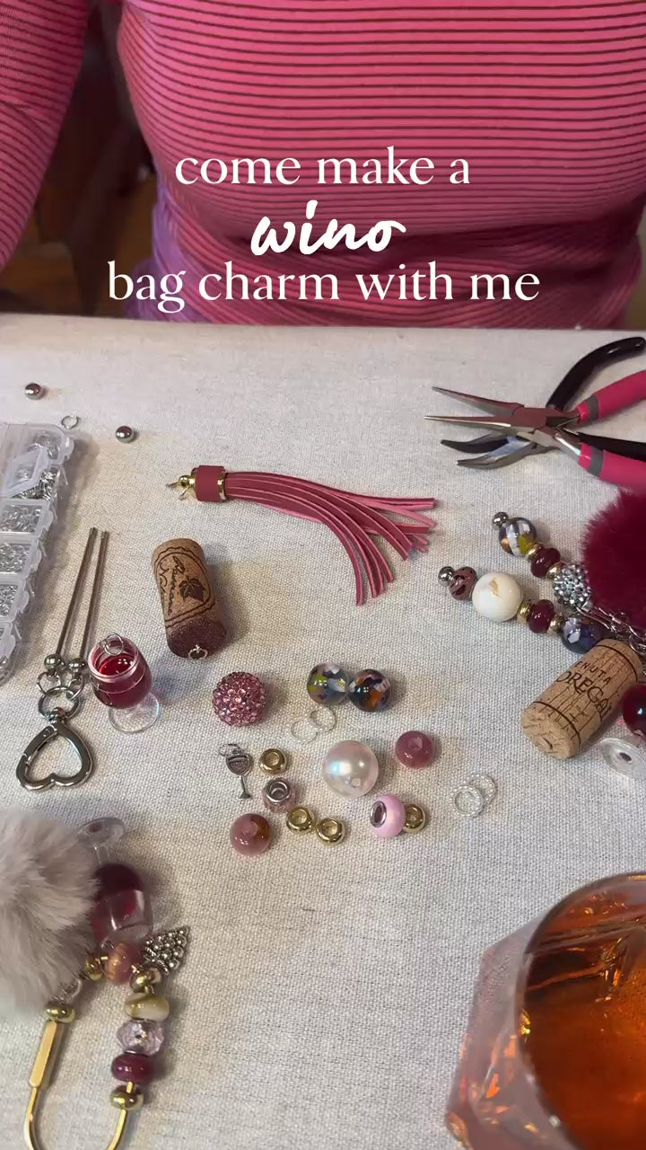 The Wino Bag Charm