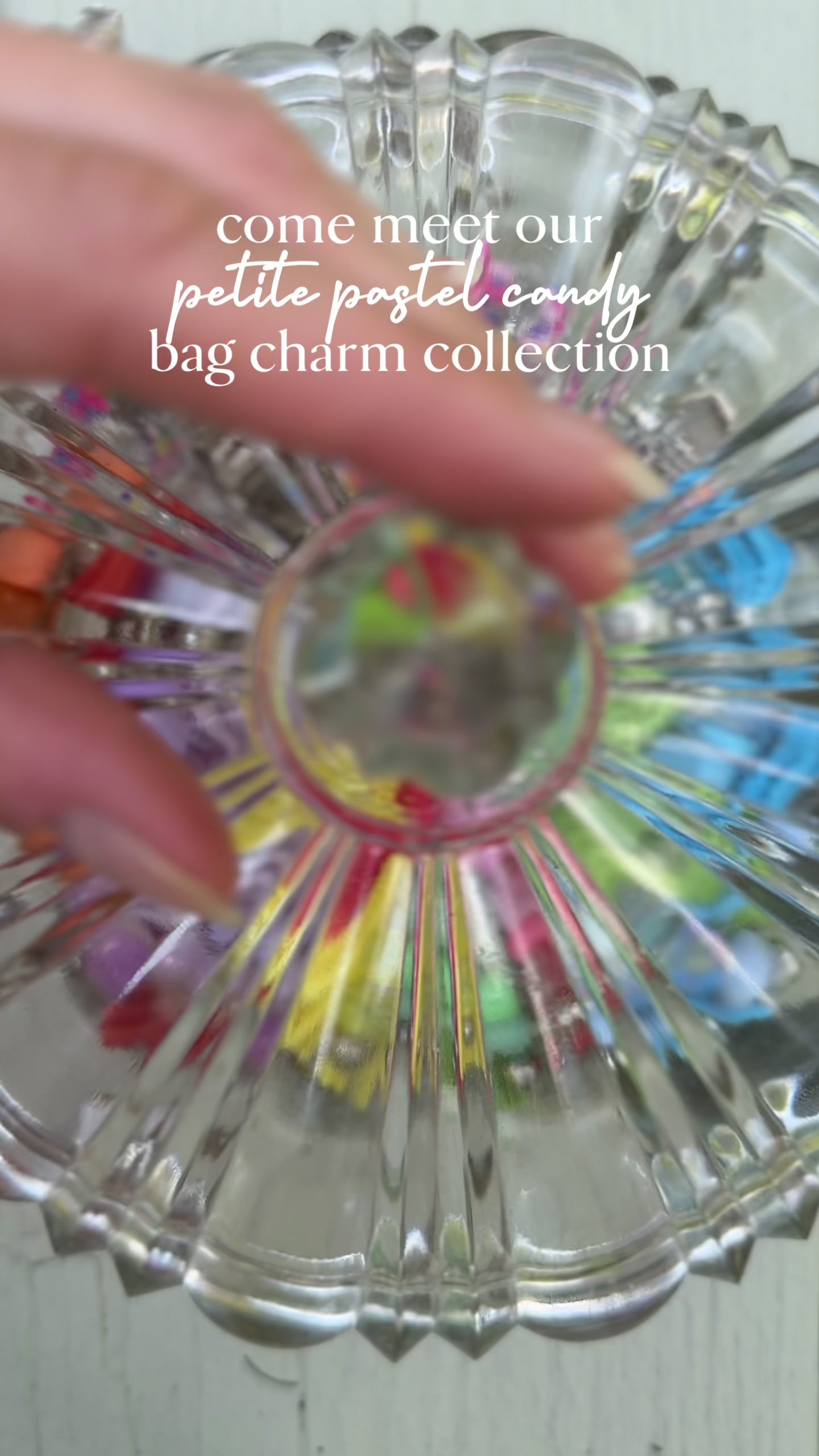 The Petite Pastel Candy Bag Charm