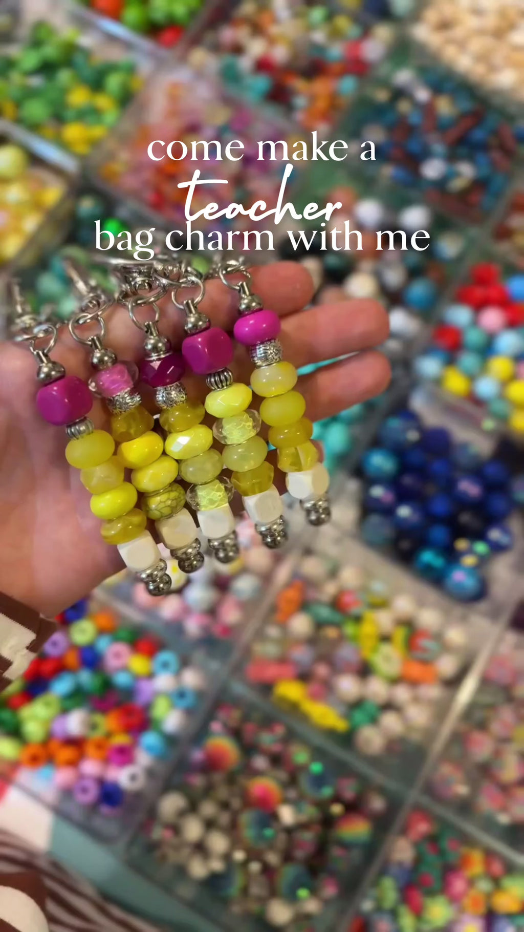 The Teacher Bag Charm