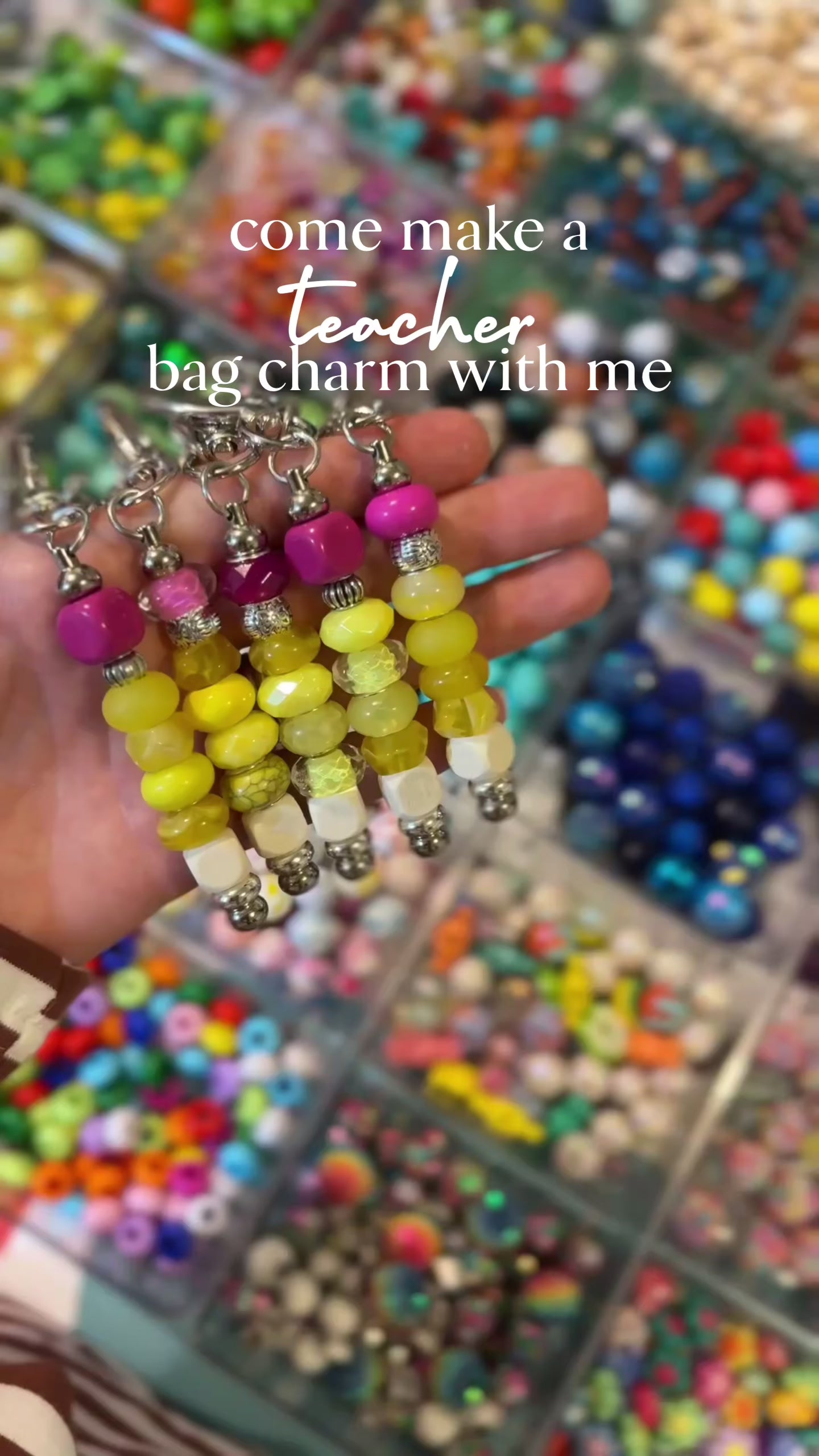 The Teacher Bag Charm